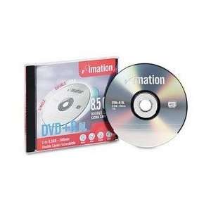 DVD+R DL Recordable Disc with Jewel Case, 8.5 GB, Silver, Single Disc 
