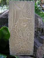 KING OF THE ISLAND CHAINS   KING KAMEHAMEHA   HAND CARVED STORYBOARD 