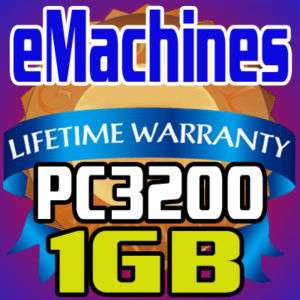 1GB eMachines T3062 T3104 T3112 T3114 T3120 MEMORY RAM  