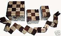 Shapeshifter 18 wood brain teaser puzzle  Fidget blocks  