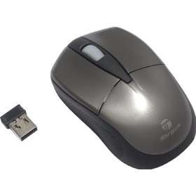  Targus Wireless Optical Stow N Go Laptop Mouse (Silver 