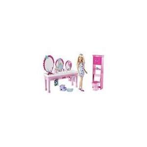   Barbie Sisters Beauty Fun Bathroom and Skipper Doll Set: Toys & Games