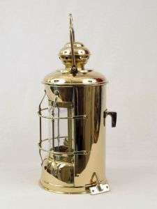 Brass Masthead Lantern 14 Oil Lamp Cape Cod Decor  