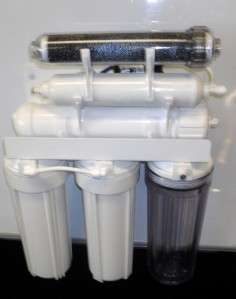 STAGE REVERSE OSMOSIS WATER FILTER WITH PERMEATE PUMP  