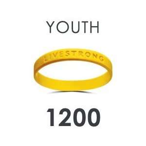 LIVESTRONG Wristband, 1200 Pack   Youth