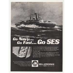   Aerospace US Navy SES Surface Effect Ship Print Ad