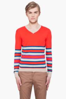 Marc By Marc Jacobs Striped Cashmere blend Fraternity Sweater for men 