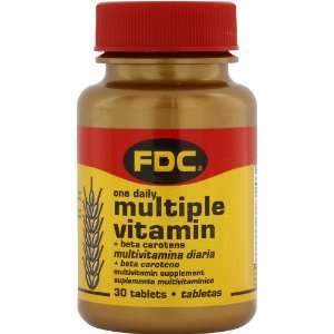  One Daily Multiple Vitamin plus Beta Carotene   30 Tablets 