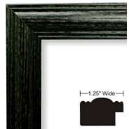Craig Frames Inc. 8x10 Traditional Black Solid Wood Picture Frame
