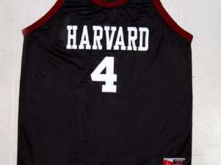 JEREMY LIN HARVARD JERSEY CHINESE AMERICAN BLACK NEW LARGE  