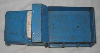 VINTAGE 1960s TONKA BLUE PRESSED STEEL HYDRAULIC DUMP TRUCK  