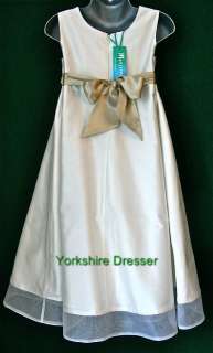 New MONSOON Ivory Silk Dupion ISABELLE Bridesmaid Dress  