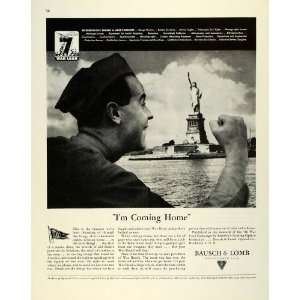   Home Statue of Liberty NY   Original Print Ad