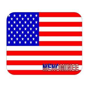  US Flag   Menominee, Michigan (MI) Mouse Pad Everything 