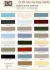 1936 FORD PAINT COLOR SAMPLE CHIPS CARD OEM COLORS items in 