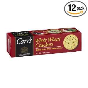 Carrs Whole Wheat Crackers, 7 Ounce Box Grocery & Gourmet Food