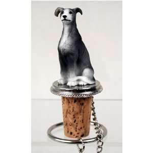    NEW Greyhound Cork Bottle Buddy Wine Stopper