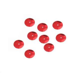 Sequins Red Round Cup 8mm 400 pcs.  