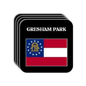  US State Flag   GRESHAM PARK, Georgia (GA) Set of 4 Mini 