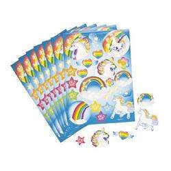 12 Unicorn Stickers Sheets  