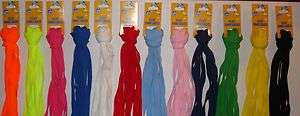 Pair Flat Shoelaces 45 inch Many Colors to Choose Shoe Strings Neon 