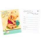 Hallmark 158435 Baby Pooh and Friends Baby Shower Invitations