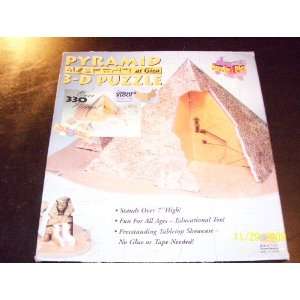  PYRAMID at GIZA 3 D Puzzle Over 330 Pieces Toys & Games