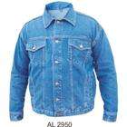 Allstate Leather, Inc. Mens Blue 14 oz Denim Jackets   Large