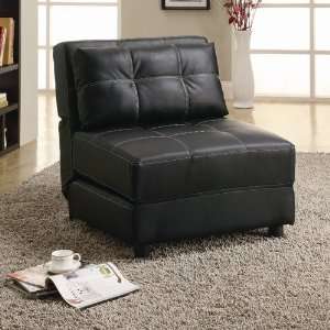  Wildon Home Millers Cove Convertible Chair in Black