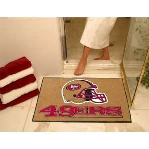 NFL San Francisco 49ers   ALL STAR MAT (34x45):  Home 