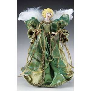  Deluxe Green Cone Angel Christmas Table Top Decoration 