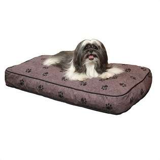  Print Dog Bed   Fabric Sage, Size Small (36 W x 21 D) 