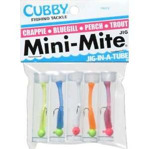  Cubby Mini Mite Fishing Jigs Assorted Foot D 5 Pack 
