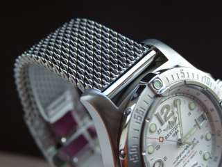 Rowi Stainless Steel Mesh Watch Strap 24mm   fits SuperOcean Heritage 
