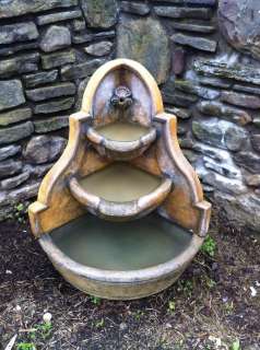 Antique Hand Carved Stone Water Fountain  