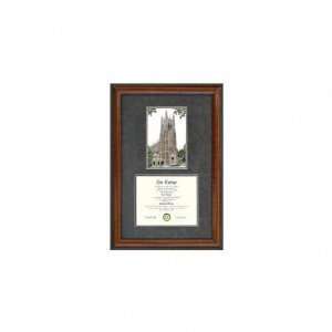  Duke Blue Devils Suede Mat Diploma Frame with Lithograph 