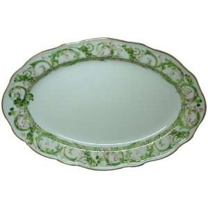  Versace by Rosenthal Flower Fantasy 13 3/4 Inch Oval 