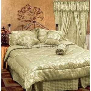   Tone on Tone Queen Bed in a Bag Comforter Bedding Set: Home & Kitchen