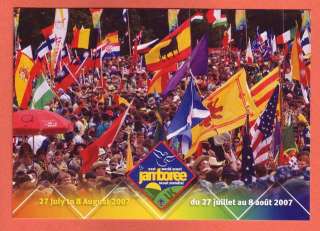 2007 World Scout Jamboree OFFICIAL CEREMONY POSTCARD  