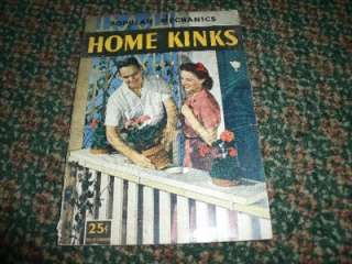 1944 Popular Mechanics Home Kinks Magazine  