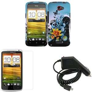  iFase Brand HTC One X Combo Yellow Lily Protective Case 