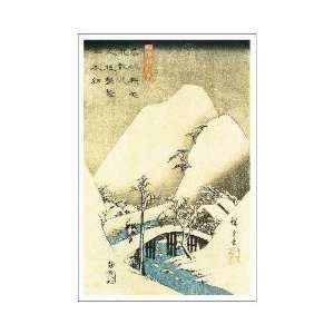  Snowy Landscape Poster Print