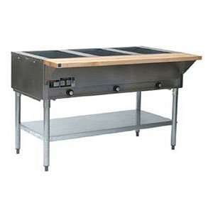 Eagle Group DHT3 120 Hot Food Table 3 Wells 48 Length Galvanized 