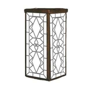 Mr. Light Stained Glass Design Solar Projection Lantern with Bronze 