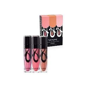 Benefit Triple the Glossy Lip Gloss Set ( 3 Full Size $54 Value)  Im 