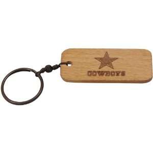  NFL Dallas Cowboys Rugged Wood Keychain: Sports & Outdoors