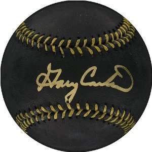   New York Mets Gary Carter Autographed Rawlings Black Leather Baseball