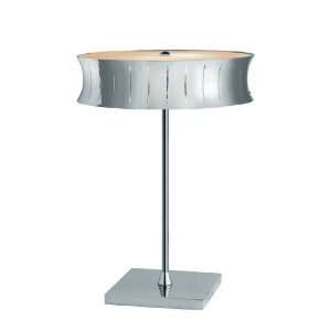   Source LS 2878C Drum Ii Metal Table Lamp, Chrome