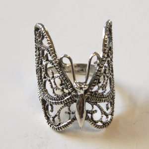  Thaimart Beautyful Lovely Butterfly Ring Thai .925sterling 