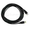   feet ft 4.6m USB 2.0 Cable Male to Female Extension Black Type A to A